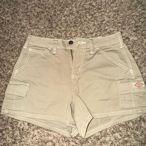Dickies Women's Khaki Cargo Shorts